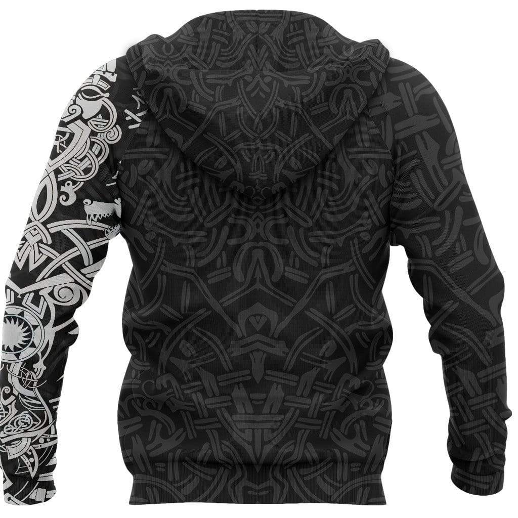 Vikings Roar The Viking Wolf Hoodie