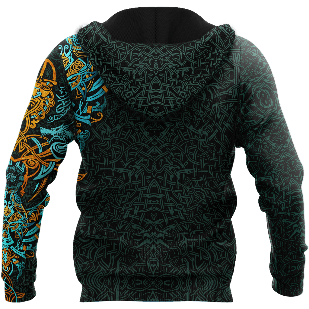 Viking wolf 2025 hoodie