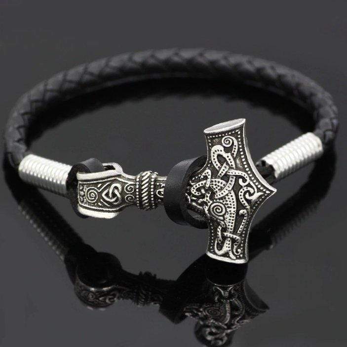 ageofvikings Thor Leather Bracelet