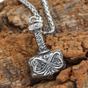 Odins-glory 60cm - 24inch Thor&#39;s Hammer Necklace