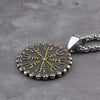 Vikings Roar Vegvisir And Aegishjalmur Necklace