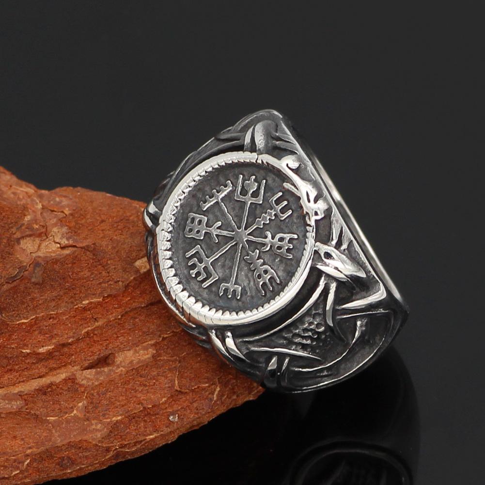 Odins-glory Vegvisir Ring