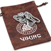 Odins-glory Steel Viking Axe Necklace With Valknut Symbol