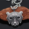 ageofvikings Silver/Chain Viking Bear Pendant