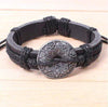 ageofvikings Dark brown Viking Leather Bracelet