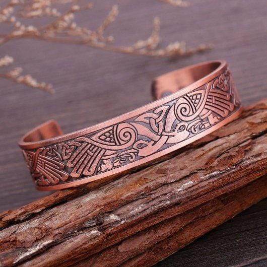 Nostalgia Odins Raven Leather Viking Bracelet Accesorios Vikingos  Scandinavian Runic Rune Bead Custom Norse Jewelry - Price history & Review, AliExpress Seller - Nostalgia 4 Jewellery Store