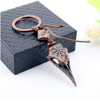 ageofvikings Bronze Viking Raven Keychain