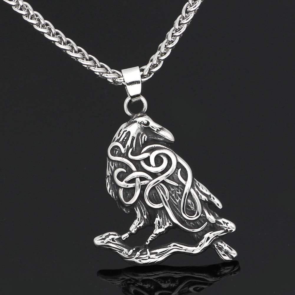 Odins-glory Viking Raven Necklace