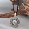 ageofvikings Silver Viking Valknut Necklace