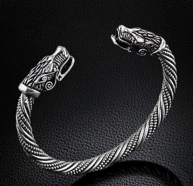 Wolf head deals bracelet