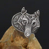 ageofvikings Viking Wolf Head Ring