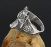 ageofvikings Viking Wolf Head Ring