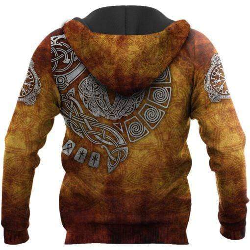 Vikings Roar Vikings Tattoo All Over Hoodie