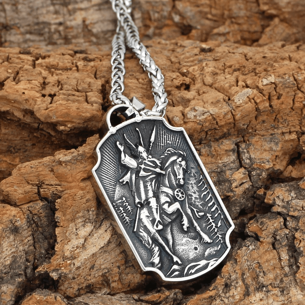 Vikings Roar Yggdrasil and Odin Necklace