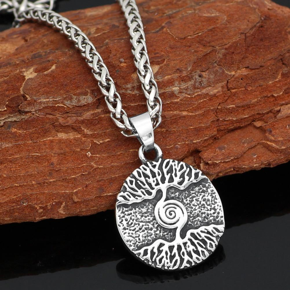 Odins-Glory 60cm Yggdrasil Tree Of Life Necklace